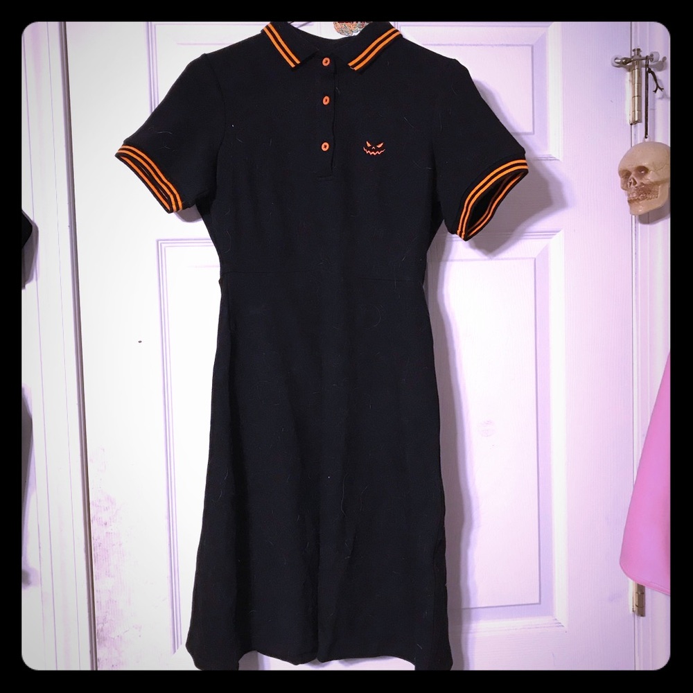 Gothic Sourpuss pumpkin dress
